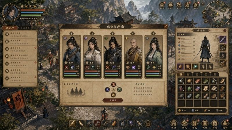 金庸群侠传5爱与死仙狐MOD六周年 天奕线 实机截图 3